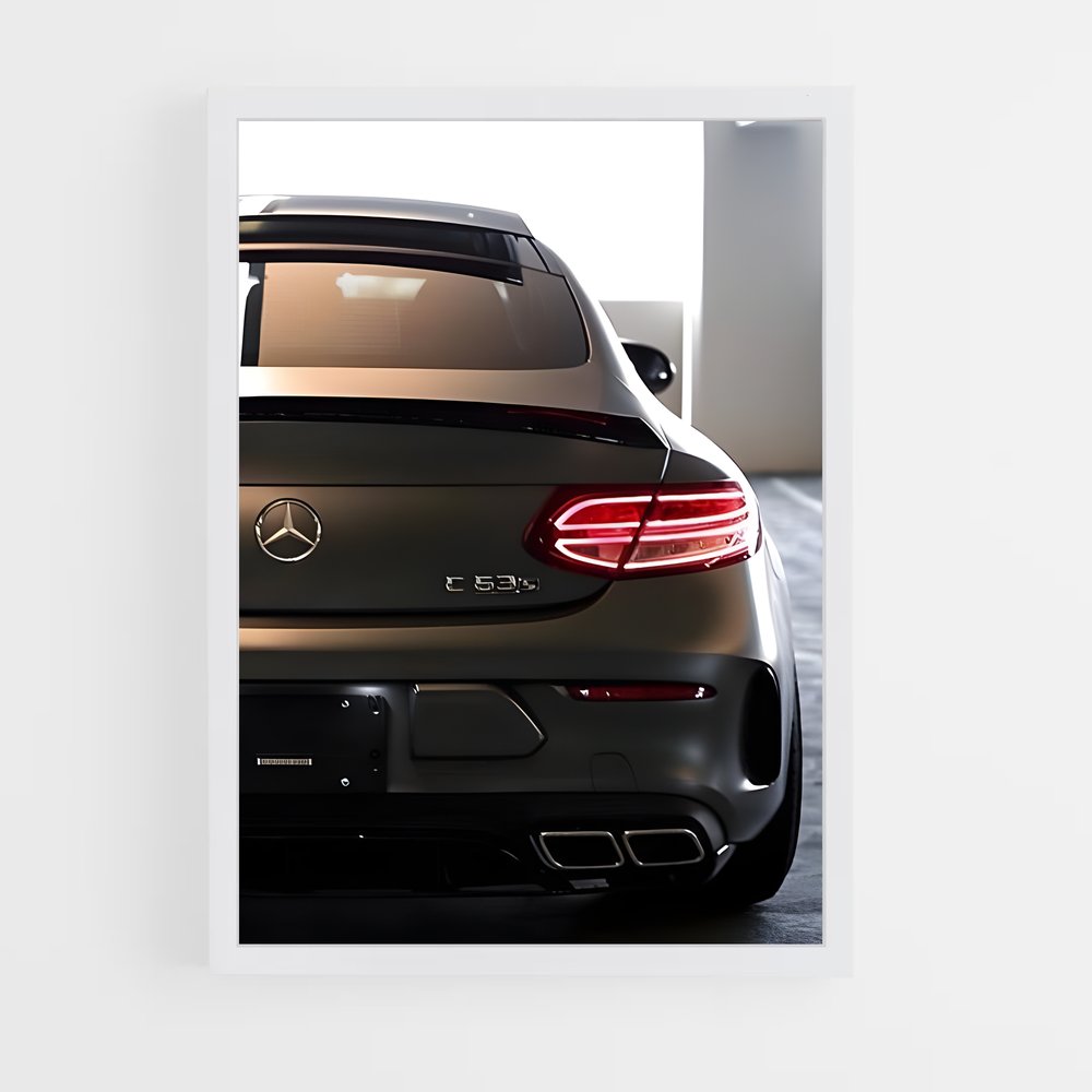 Poster Luxe Ébène – affiche Mercedes (vue 3)